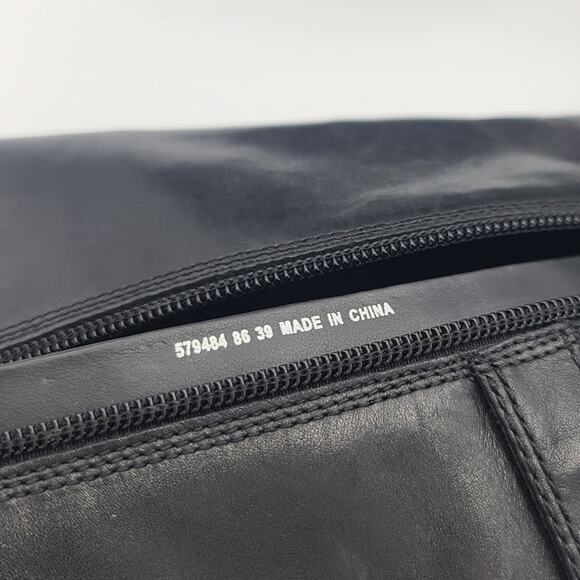 ECCO Women's Hobart Buckle Knee-High Riding Boot Black 39 8-8.5 GUC 16" Tall - Picture 8 of 8